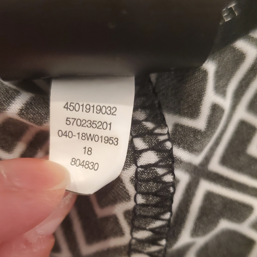 Like New WHBM Mixed-Print Knit Wide-Leg Pants - Picture 4 of 7